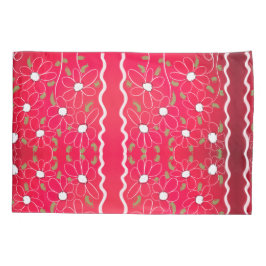 Fundas de almohada con rosa Fuschia