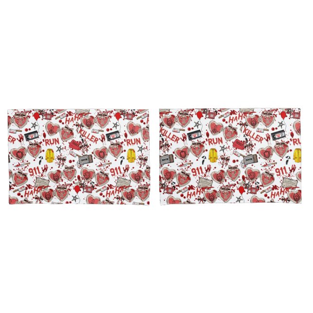 Fundas de almohada con salpicaduras de sangre de p (Anverso - Set)