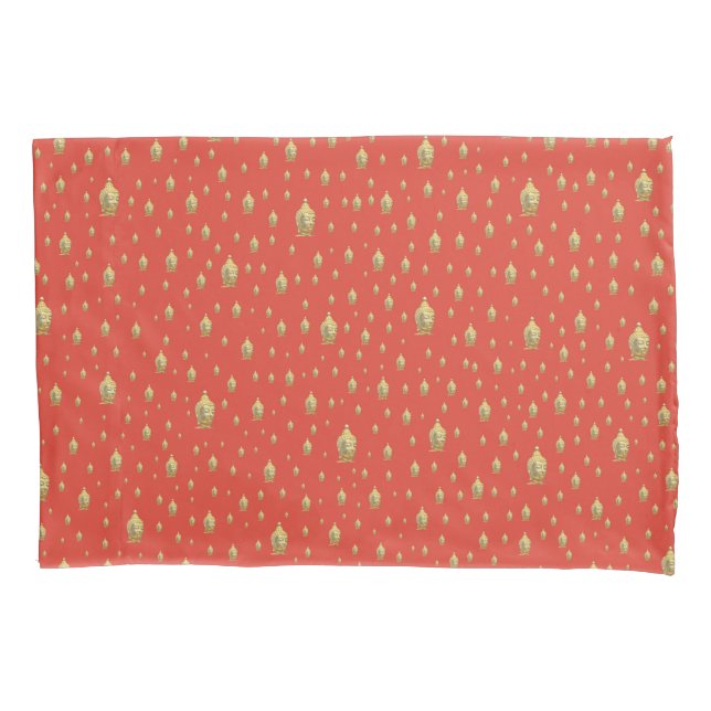 fundas de almohada de buda dorado (Anverso)