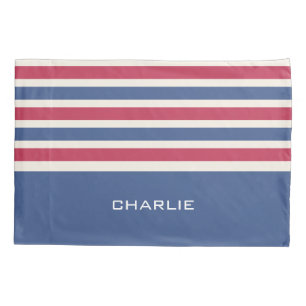 Fundas de almohada de encargo del monograma del