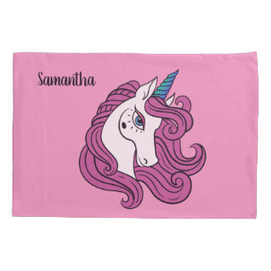 Fundas de almohada de encargo del nombre y del