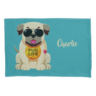 Fundas de almohada de encargo del nombre y del
