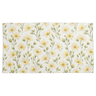 Fundas de Almohada de Flor Silvestre – King (Juego