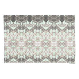 Fundas de almohada de hoja con blanco