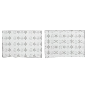 Fundas de almohada de nevadas de los lagos (un par