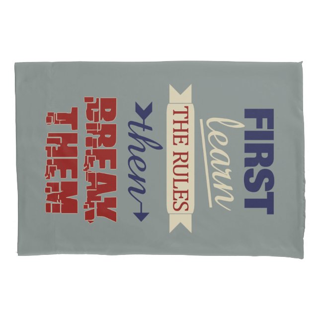 Fundas de almohada de Rompiendo Reglas (Anverso)