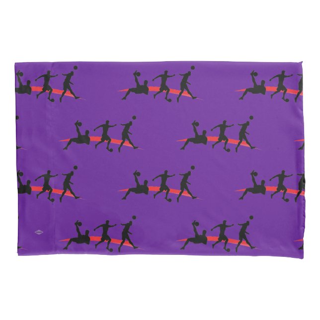 Fundas de almohada del tema del fútbol HAMbyWG (Anverso)