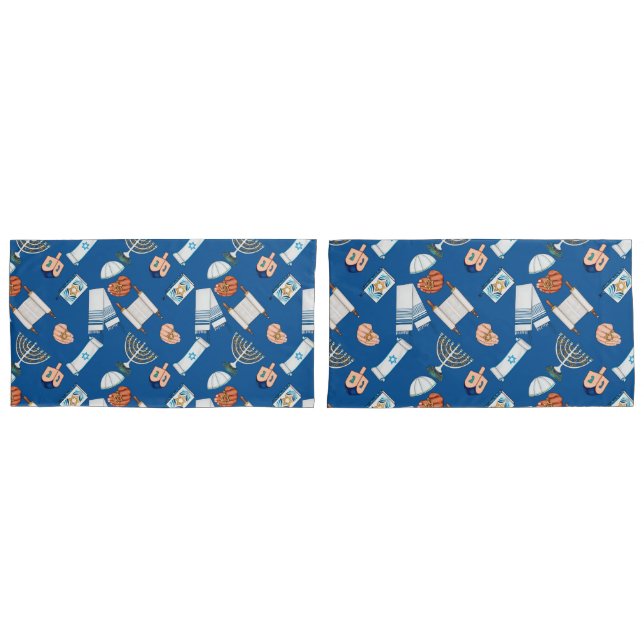 Fundas de almohada divertidas de Hanukkah (Anverso - Set)