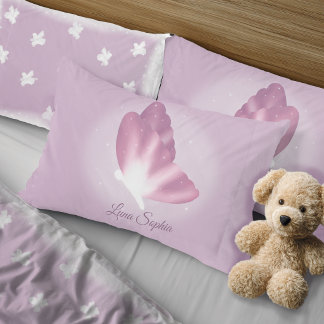 Fundas de almohada estándar de mariposa encantada