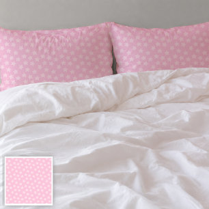 Fundas de Almohada Estrellas Rosadas Lanzadas
