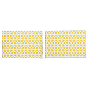 Fundas de Almohada - Florecillas Amarillas