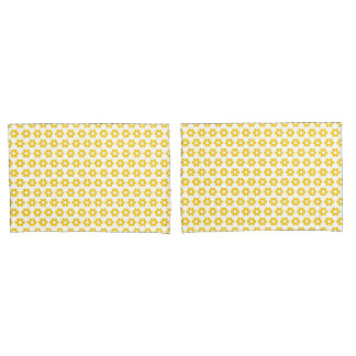 Fundas de Almohada - Florecillas Amarillas
