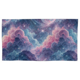 Fundas de Almohada Galácticas – Cama con Cielo Est