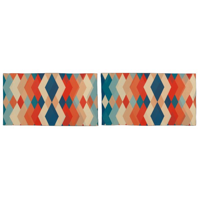 Fundas de Almohada Geométricas Modernas – Juego de (Reverso-Set)