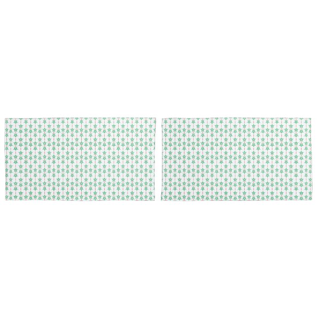 Fundas de almohada Mid Mod Garland King (Anverso - Set)