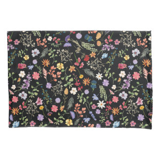 Fundas de almohada originales de la flor silvestre