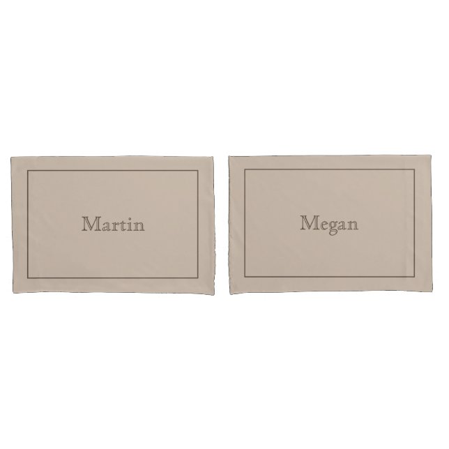Fundas de almohada personalizadas (Anverso - Set)