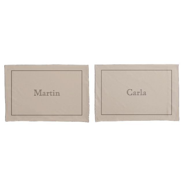 Fundas de almohada personalizadas (Anverso - Set)