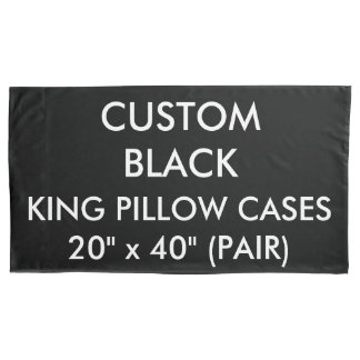Fundas de almohada personalizadas de 2 tamaños Kin