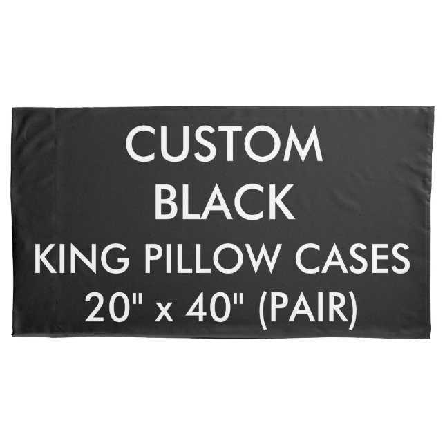 Fundas de almohada personalizadas de 2 tamaños Kin (Anverso-izquierdo)