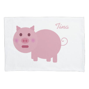 Fundas de almohada rosadas personalizadas del