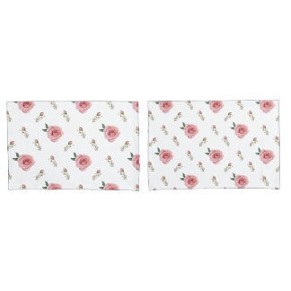 Fundas de almohada Rosebud Bloom Doble Cara Floral