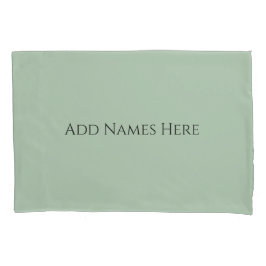 Fundas de Almohada Verde Salvia – Fundas de Almoha