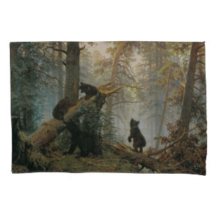 Fundas de almohadas de arte forestal de Shiskin