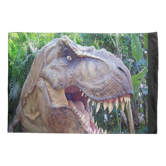 Fundas de almohadas de dinosaurio para niños de CH (Reverso)