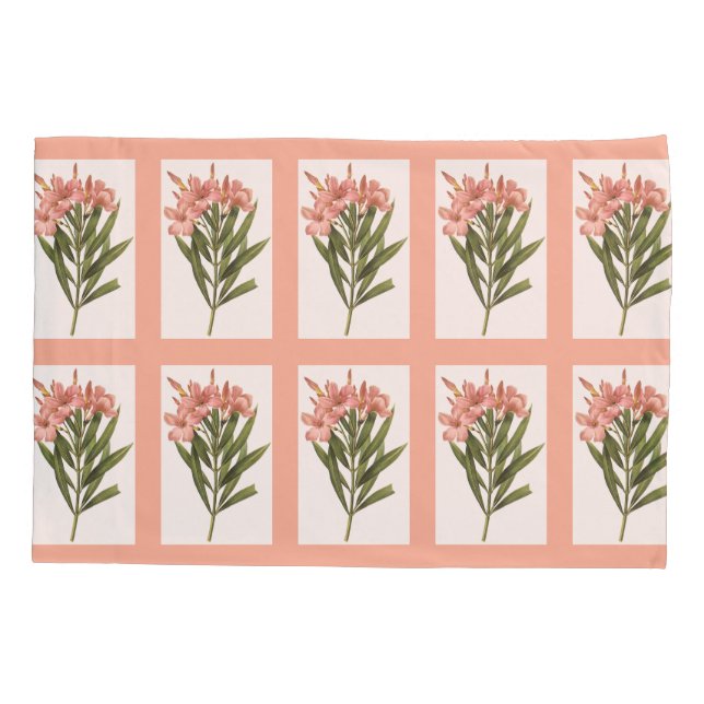 Fundas de almohadas de flores de época 3 (Reverso)