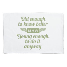 fundas de almohadas de personalizado "viejos y jóv