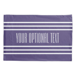 Fundas de almohadas de texto de franjas violentas