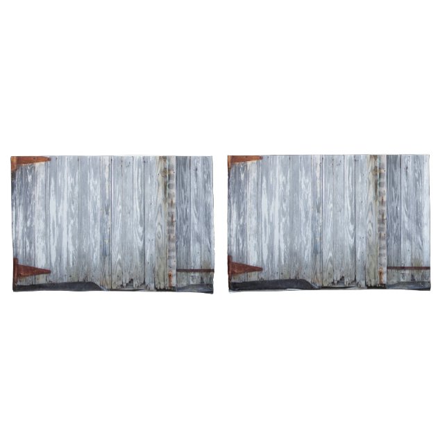 Fundas de almohadas personalizadas White Wash Wood (Anverso - Set)