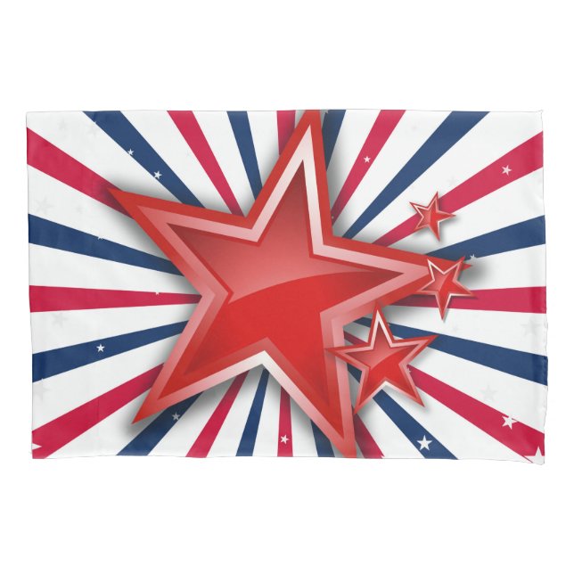 Fundas de almohadas Stars and Stripes (Anverso-izquierdo)