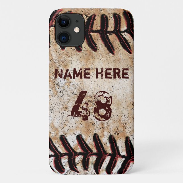 Fundas de béisbol para iPhone ligeras, de las más  (Reverso)