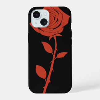 Fundas de flores de rosa rojo