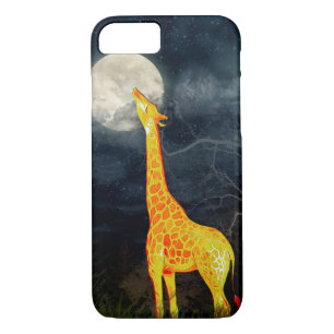 Fundas de Giraffe and Moon iPhone Samsung Galaxy S