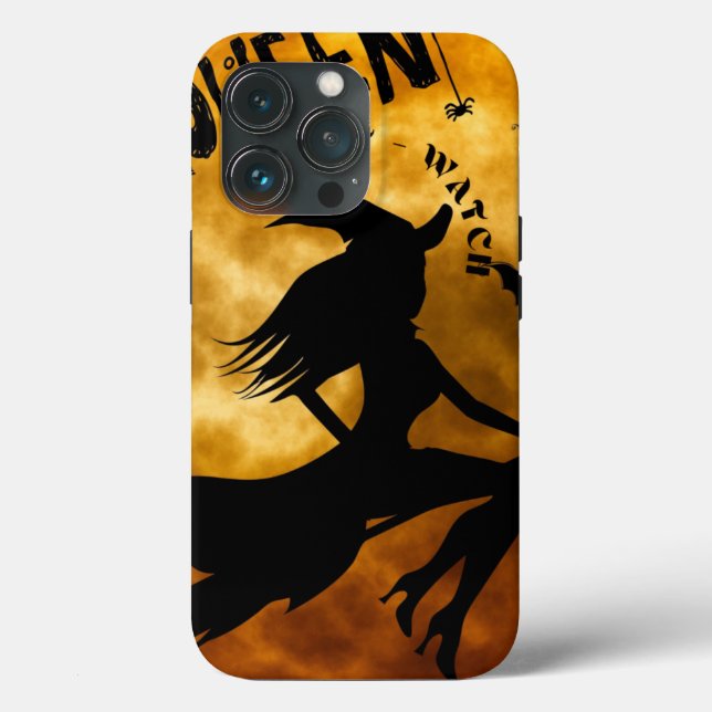 Fundas de Halloween "Night-Watch" para iPhone 13 P (Reverso )