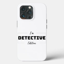 Fundas de iPhone 13 Pro de la edición de detective
