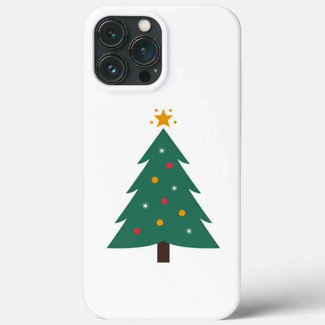Fundas de Iphone 13 pro max de Christmas Tree (Reverso )