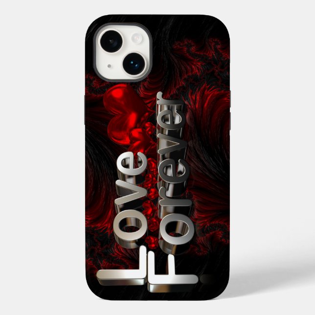 fundas de iphone 14 pro amor para siempre (Reverso )
