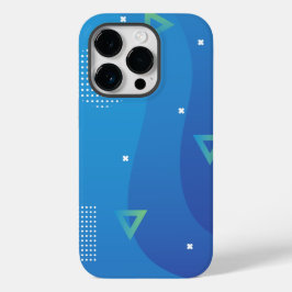 fundas de iPhone 14 Pro Hermoso diseño azul