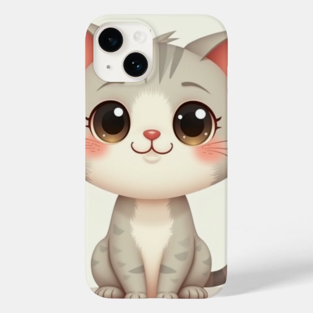 fundas de iPhone 14 (un gato lindo) (Reverso )