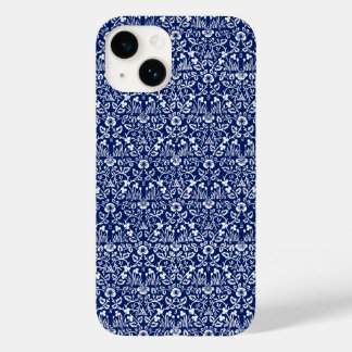 fundas de iPhone 14 William Morris Art Blue
