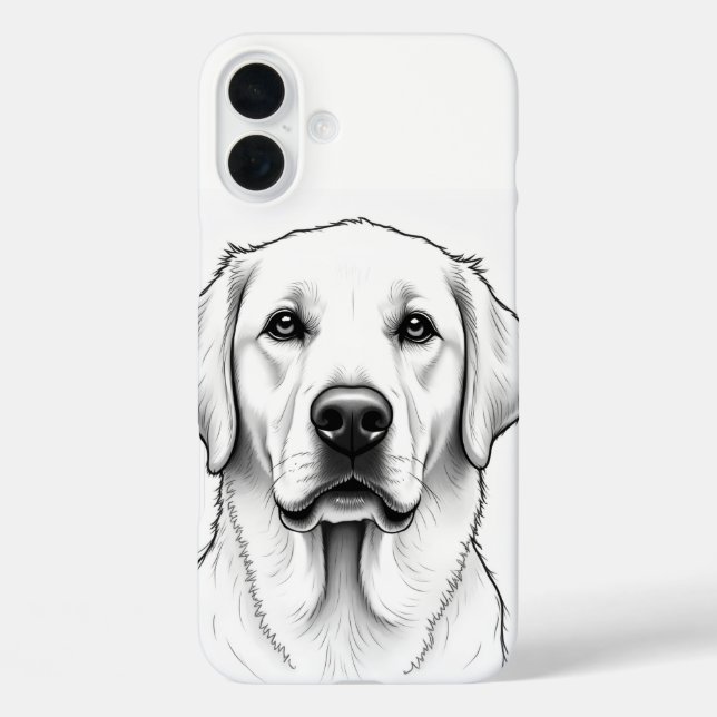 fundas de iPhone 16 Plus - Labrador Retriever (Reverso )