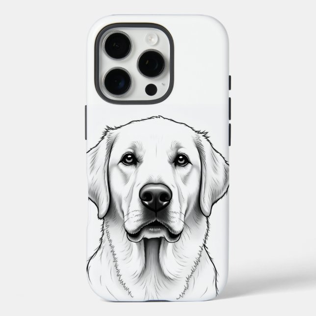 fundas de iPhone 16 Pro - Labrador Retriever (Reverso )