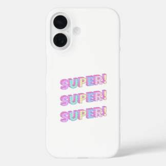 fundas de iphone con título "SUPER"
