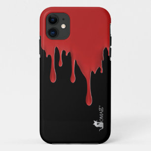 Fundas de iPhone de goteo rojo de sangre 5