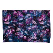 fundas de la almohada de cerezo con shams