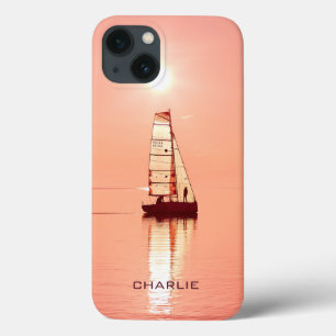Fundas de monograma de personalizado Vela Away